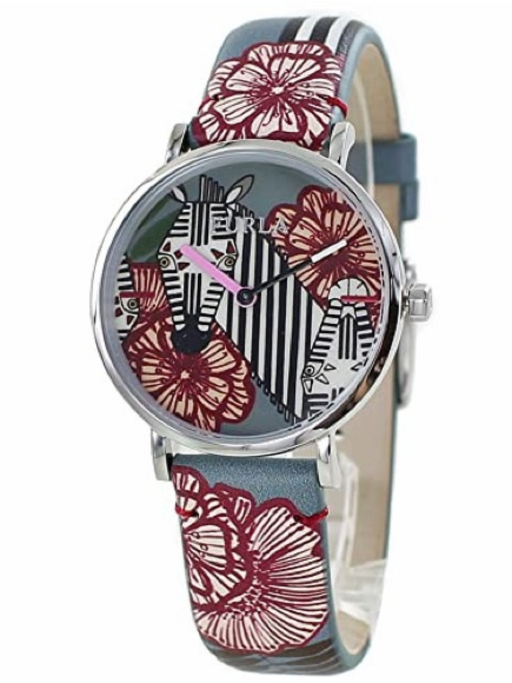 Furla Giada Women's Floral Zebra Print Watch